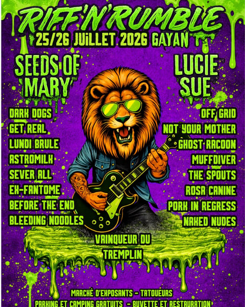 Riff’n’Rumble 2026 affiche