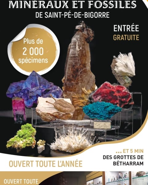 Musée Minéraux et Fossiles de Saint Pé de Bigorre