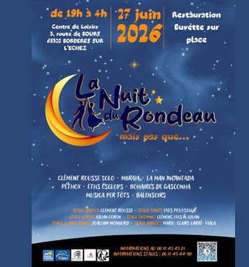 La Nuit du Rondeau 2026 affiche