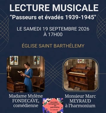 Lecture musicale (harmonium et voix)