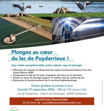Visite inédite du lac de Puydarrieux