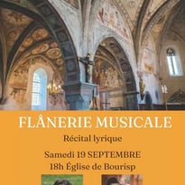 Flânerie musicale, Récital lyrique