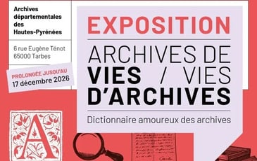 Visite de l'exposition « Archives de vies, Vies d'Archives » axée sur les thèmes des JEP